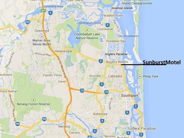 Sunburst Motel Gold Coast Bagian luar foto
